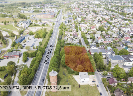 Parduodamas sklypas Gumbinės g., Centre, Šiauliuose, 22.62 a ploto