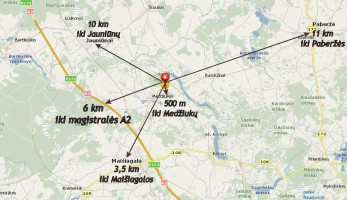 Parduodamas  sklypas Medžiukų k., Širvintų r. sav., 45 a ploto 8