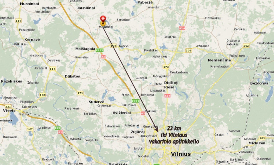 Parduodamas  sklypas Medžiukų k., Širvintų r. sav., 45 a ploto 9