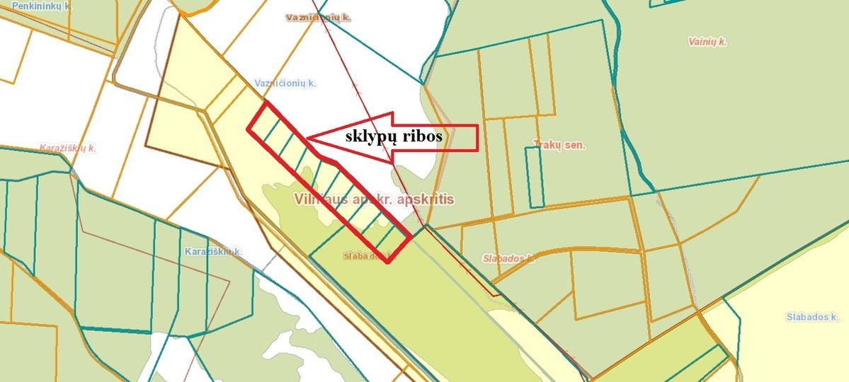 Parduodamas sklypas Slabados k., Trakų r. sav., 583 a ploto 4