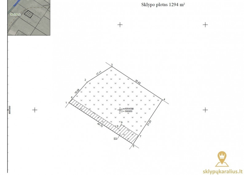Parduodamas kitos paskirties sklypas Bijūnų, Murlinės k., Vilniaus r. sav., 12.94 a ploto 18