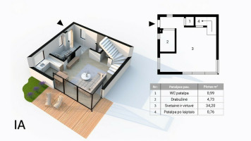 Parduodamas namas Rožių g., Laumėnų k., Kauno r. sav., 80 m2 ploto, 2 aukštai 31