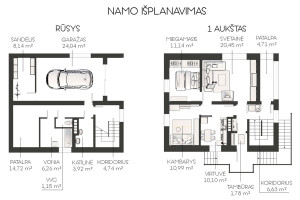 Parduodamas namas Kaminkelio g., Naujininkai, Vilniaus m., Vilniaus m. sav., 220.33 m2 ploto, 2 aukštai 28