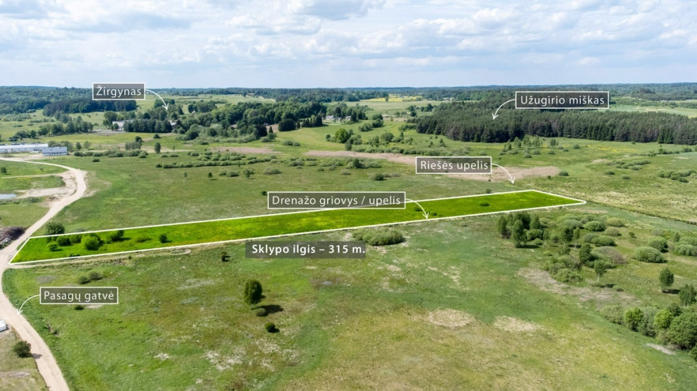 Parduodamas sklypas Pasagų g., Riešės k., Vilniaus r. sav., 68.69 a ploto 4