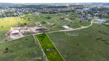 Parduodamas  sklypas Pasagų g., Riešės k., Vilniaus r. sav., 68.69 a ploto 6
