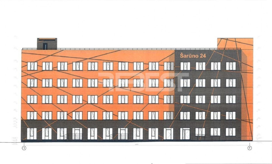 Parduodamos administracinės, paslaugų, prekybos patalpos Šarūno g., Gubernija, Šiaulių m., Šiaulių m. sav., 2435.36 m2 ploto 6