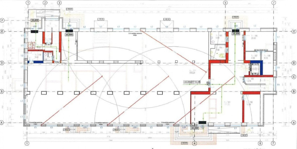 Parduodamos administracinės, paslaugų, prekybos patalpos Šarūno g., Gubernija, Šiaulių m., Šiaulių m. sav., 2435.36 m2 ploto 9