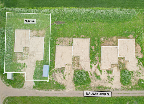 Parduodamas kitos paskirties sklypas Naujakurių g., Ražių k., Kauno r. sav., 9.43 a ploto