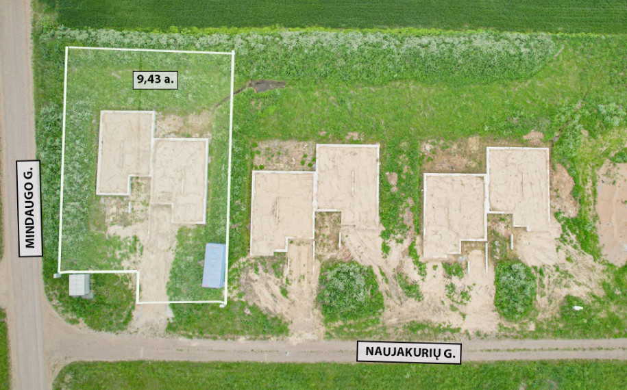 Parduodamas kitos paskirties sklypas Naujakurių g., Ražių k., Kauno r. sav., 9.43 a ploto 1