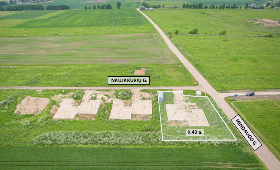 Parduodamas kitos paskirties sklypas Naujakurių g., Ražių k., Kauno r. sav., 9.43 a ploto 2