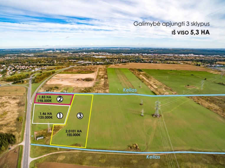 Parduodamas kitos paskirties sklypas Trakų Vokė, Dobrovolės k., Vilniaus m. sav., 530.51 a ploto 2