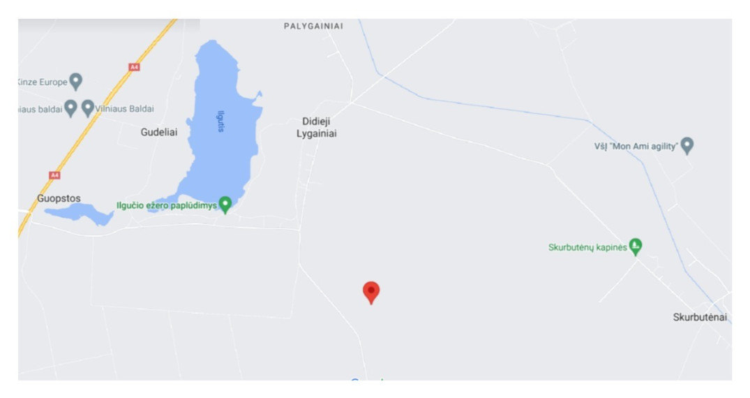 Parduodamas  sklypas Pakrempės g., Didžiųjų Lygainių k., Vilniaus r. sav., 10.47 a ploto 12