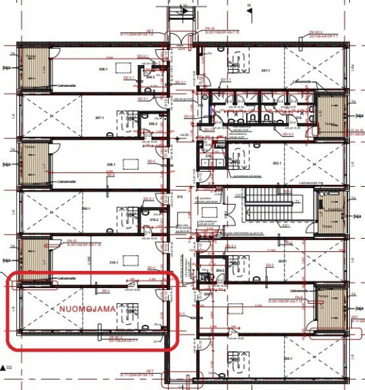 Nuomojamos administracinės patalpos Vaidilutės g., Valakampiai, Vilniaus m., Vilniaus m. sav., 32.02 m2 ploto 14