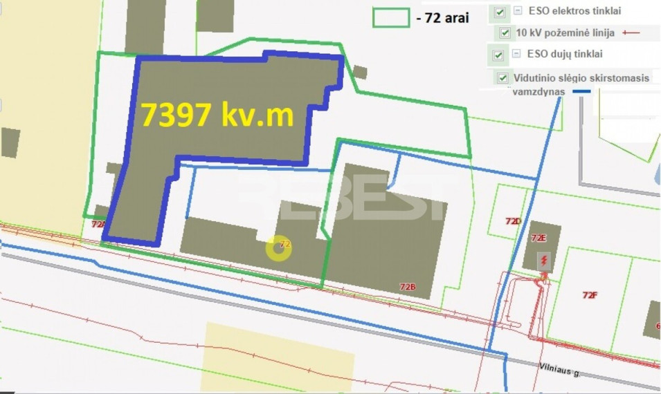 Parduodamos administracinės, paslaugų, prekybos patalpos Vilniaus g., Centras, Šiaulių m., Šiaulių m. sav., 7397 m2 ploto 11
