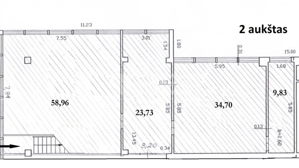 Parduodamos administracinės patalpos Pramonės g., Pabaliai, Šiaulių m., Šiaulių m. sav., 220.64 m2 ploto 4