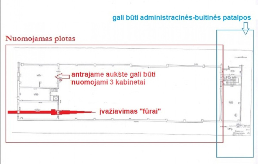 Nuomojamos  patalpos Išradėjų g., Pabaliai, Šiaulių m., Šiaulių m. sav., 1168.44 m2 ploto 9