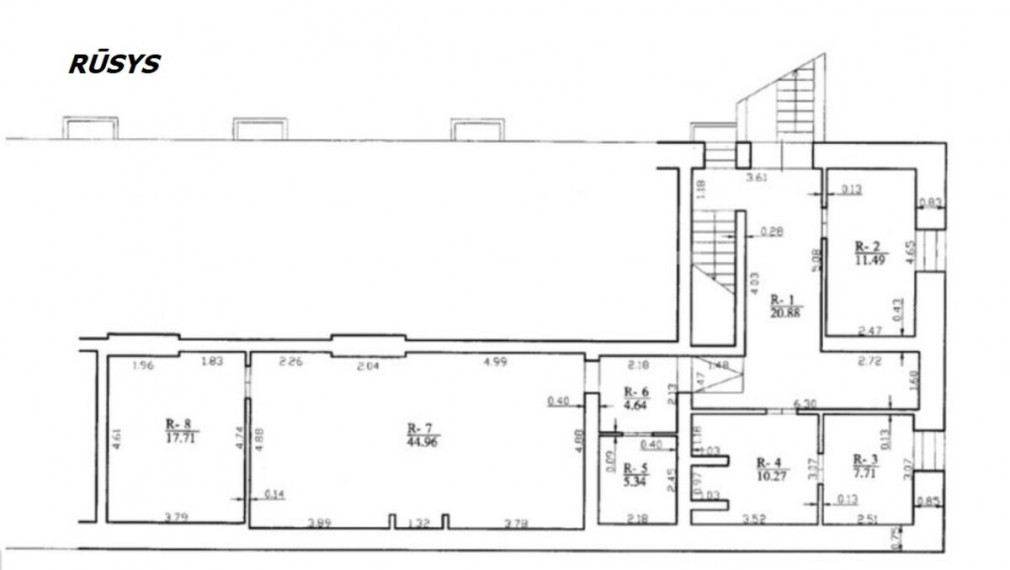 Parduodamos  patalpos Draugystės pr., Centras, Šiaulių m., Šiaulių m. sav., 442 m2 ploto 12