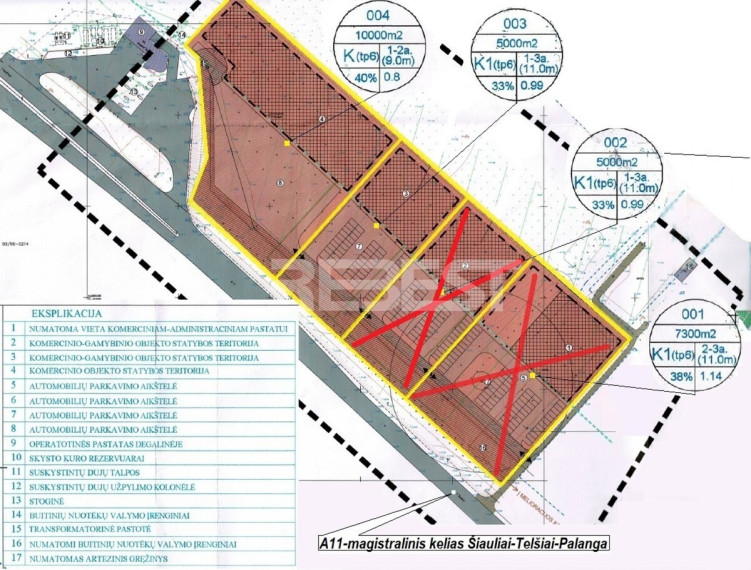 Parduodamas komercinės paskirties sklypas Vilniaus g., Vijolių k., Vijolių k., Šiaulių r. sav., 50 a ploto 2