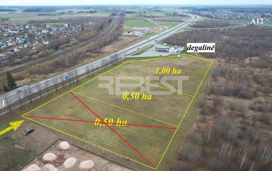 Parduodamas komercinės paskirties sklypas Vilniaus g., Vijolių k., Vijolių k., Šiaulių r. sav., 50 a ploto 4