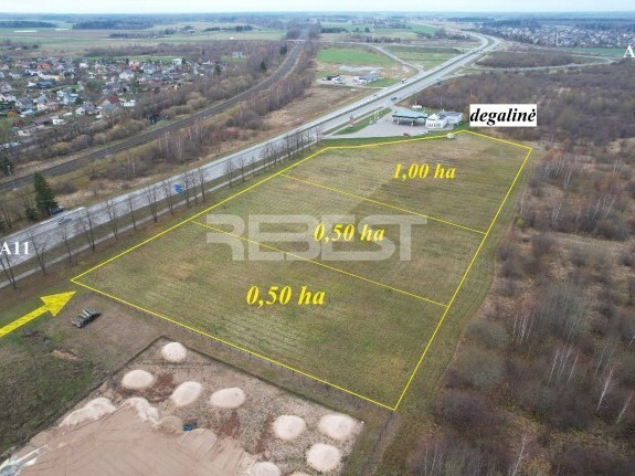 Parduodamas komercinės paskirties sklypas Vilniaus g., Vijolių k., Vijolių k., Šiaulių r. sav., 50 a ploto 2