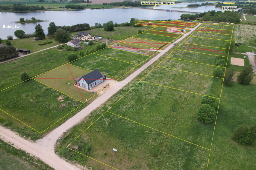 Parduodamas namų valdos paskirties sklypas Žvejų g., Jakštaičiukų k., Jakštaičiukų k., Šiaulių r. sav., 14.23 a ploto 1
