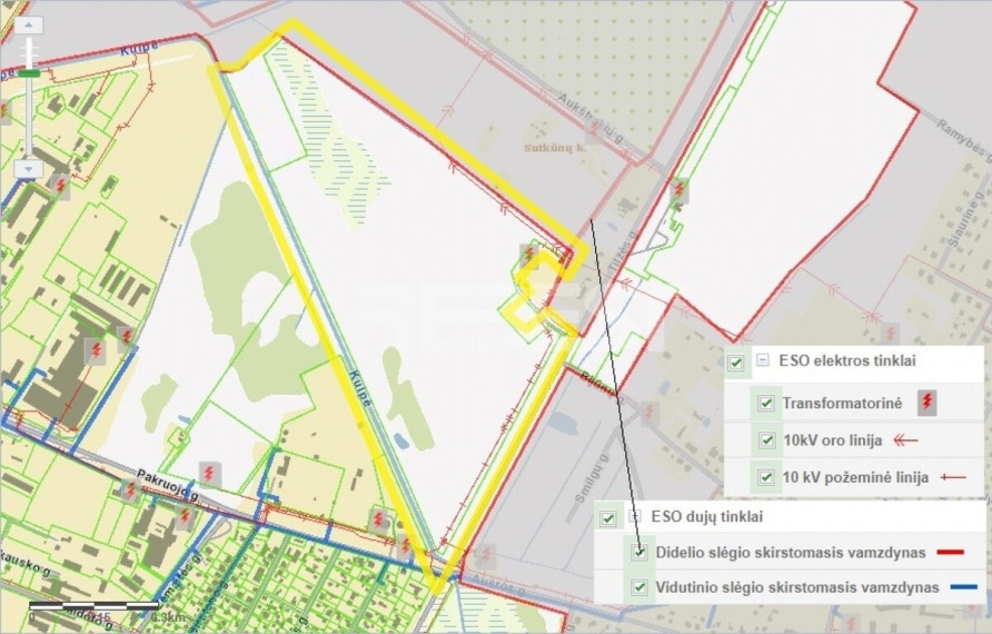 Parduodamas komercinės paskirties sklypas Tilžės g., Gubernija, Šiaulių m., Šiaulių m. sav., 37.68 a ploto 5