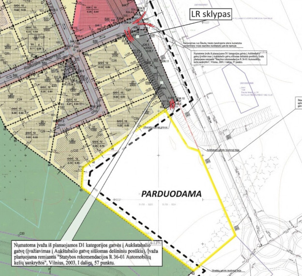 Parduodamas komercinės paskirties sklypas Baltų g., Verduliai, Šiaulių m., Šiaulių m. sav., 168 a ploto 5