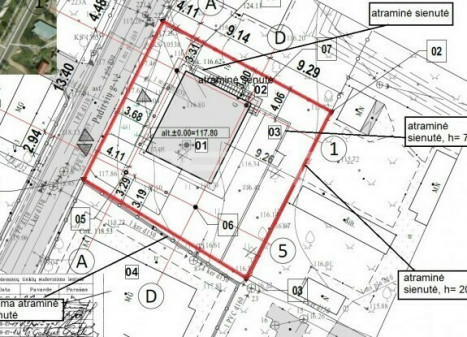 Parduodamas namų valdos paskirties sklypas Padirsių g., Centras, Šiaulių m., Šiaulių m. sav., 5 a ploto