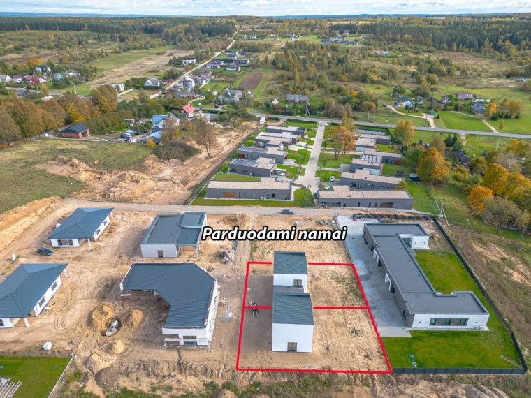 Parduodamas namas Kalvos g., Didžiasalio k., Vilniaus r. sav., 123.76 m2 ploto, 2 aukštai 6