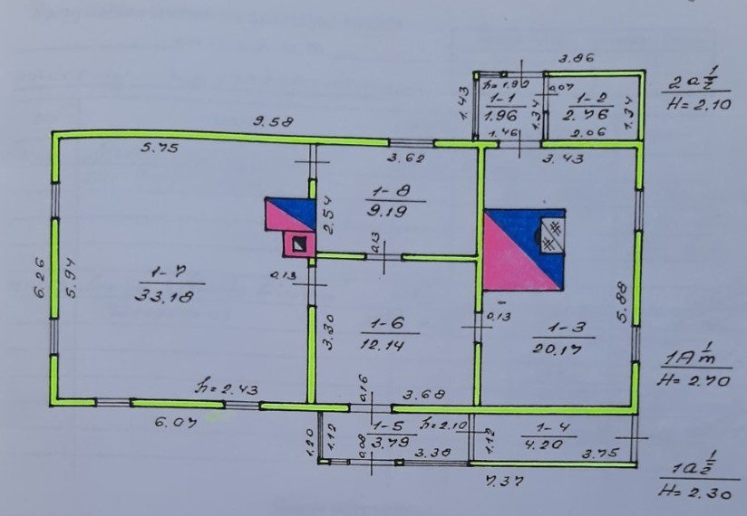 Parduodamas namas Barvoniškių g., Barvoniškių k., Vilniaus r. sav., 87.39 m2 ploto, 1 aukštai 10