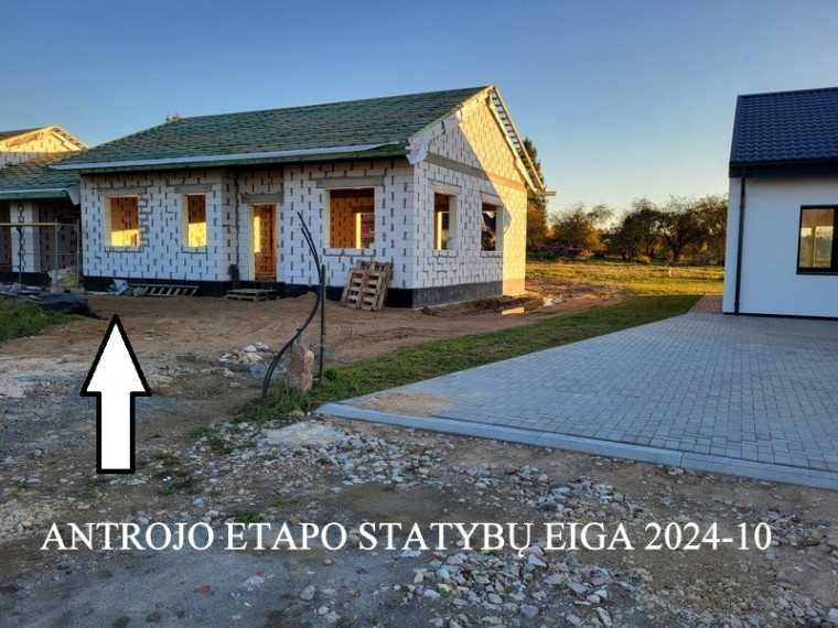 Parduodamas namas Gvazdikų g., Didžiasalio k., Vilniaus r. sav., 130 m2 ploto, 1 aukštai 2