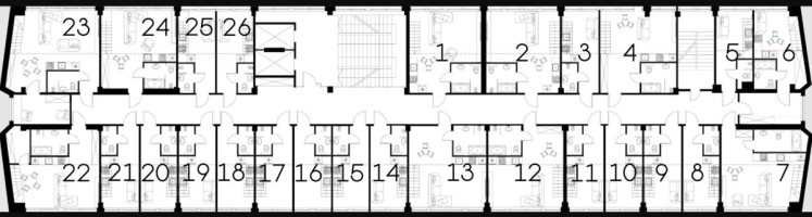Parduodamas butas Kalvarijų g., Šnipiškės, Vilniaus m., Vilniaus m. sav., 54.39 m2 ploto, 3 kambariai 27