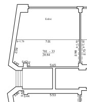 Parduodamas butas Kalvarijų g., Šnipiškės, Vilniaus m., Vilniaus m. sav., 72.27 m2 ploto, 3 kambariai 21