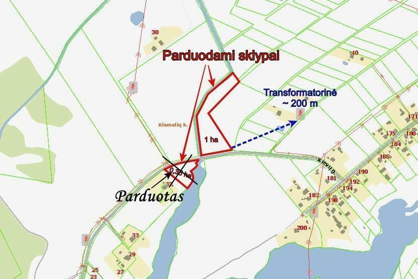Parduodamas sklypas Klevų g., Kiemelių k., Vilniaus r. sav., 100 a ploto 5