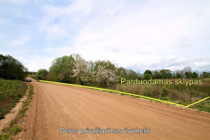 Parduodamas  sklypas Klevų g., Kiemelių k., Vilniaus r. sav., 100 a ploto 15
