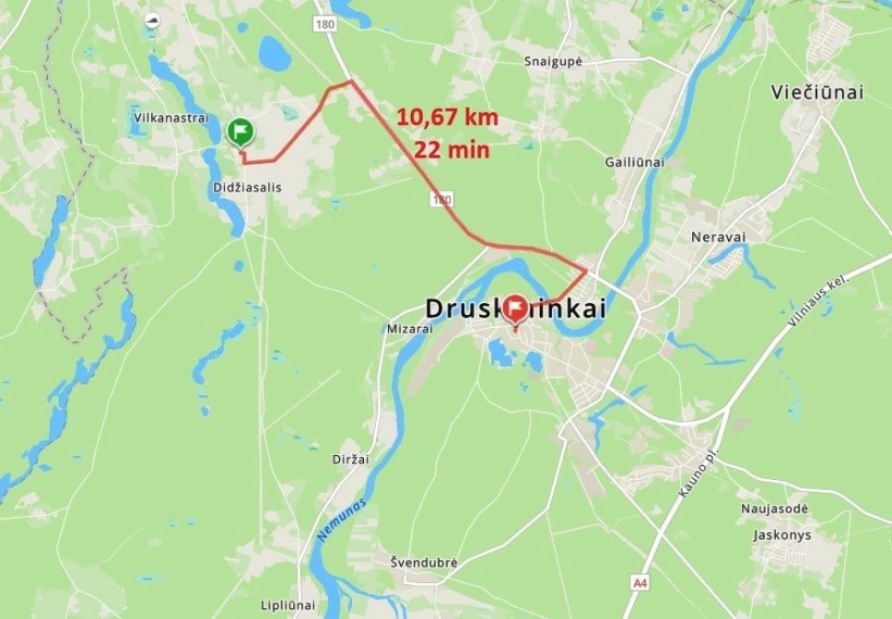 Parduodamas kitos paskirties sklypas Dobilų g., Didžiasalio k., Druskininkų sav., 12.4 a ploto 14