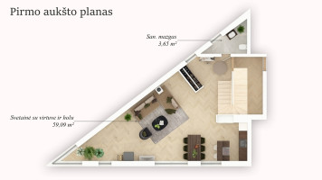 Parduodamas namas Šveicarų g., Kalnėnai, Vilniaus m., Vilniaus m. sav., 139.19 m2 ploto, 2 aukštai 27