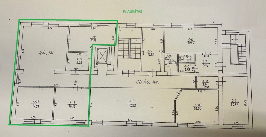 Nuomojamos administracinės, kitos paskirties, paslaugų, prekybos patalpos Mindaugo. g., Naujamiestis, Vilniaus m., Vilniaus m. sav., 120 m2 ploto 28