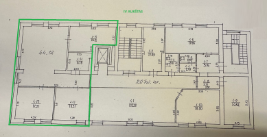 Nuomojamos administracinės, kitos paskirties, paslaugų, prekybos patalpos Mindaugo. g., Naujamiestis, Vilniaus m., Vilniaus m. sav., 120 m2 ploto 32