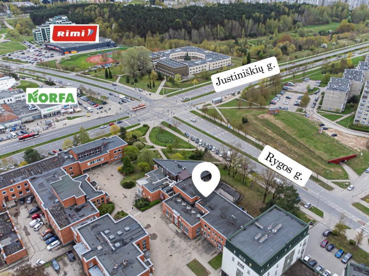 Parduodamos administracinės, gamybinės, paslaugų, prekybos, sandėliavimo patalpos Rygos g., Justiniškės, Vilniaus m., Vilniaus m. sav., 518 m2 ploto 29