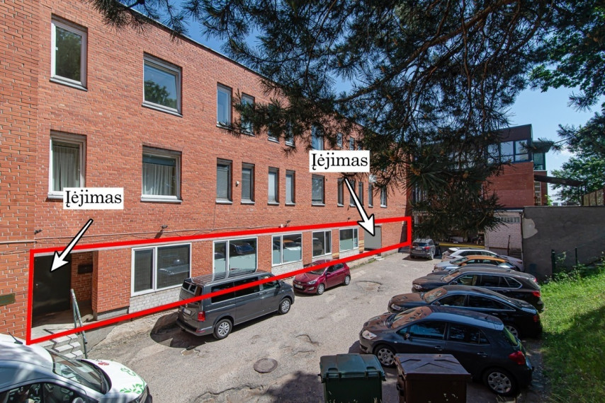 Parduodamos administracinės, gamybinės, paslaugų, prekybos, sandėliavimo patalpos Rygos g., Justiniškės, Vilniaus m., Vilniaus m. sav., 518 m2 ploto 5