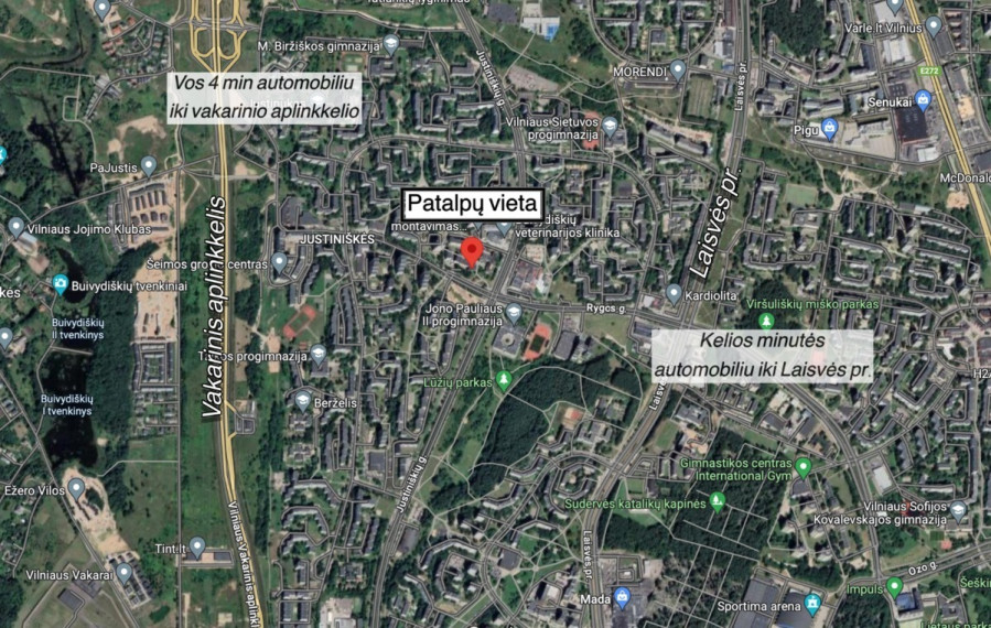 Parduodamos administracinės, gamybinės, paslaugų, prekybos, sandėliavimo patalpos Rygos g., Justiniškės, Vilniaus m., Vilniaus m. sav., 518 m2 ploto 30