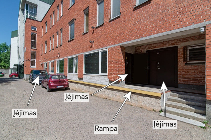 Parduodamos administracinės, gamybinės, paslaugų, prekybos, sandėliavimo patalpos Rygos g., Justiniškės, Vilniaus m., Vilniaus m. sav., 518 m2 ploto 4