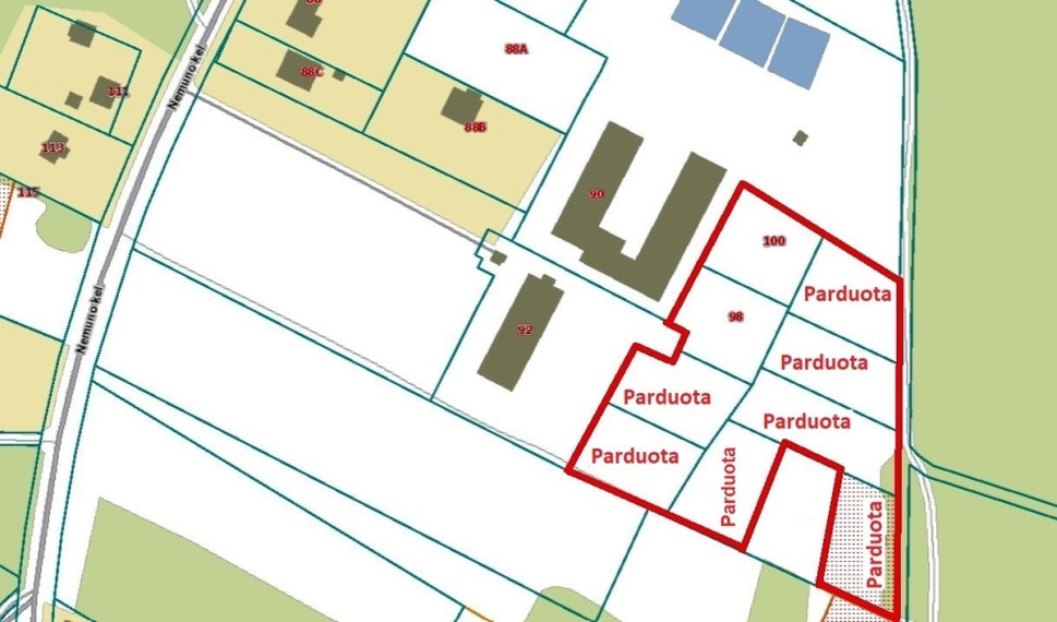 Parduodamas sklypas Nemuno kel., Lipliūnų k., Druskininkų sav., 20 a ploto 6