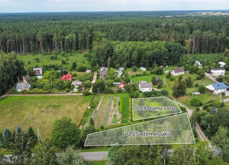 Parduodamas  sklypas Žalioji g., Piliuonos k., Kauno r. sav., 10.24 a ploto