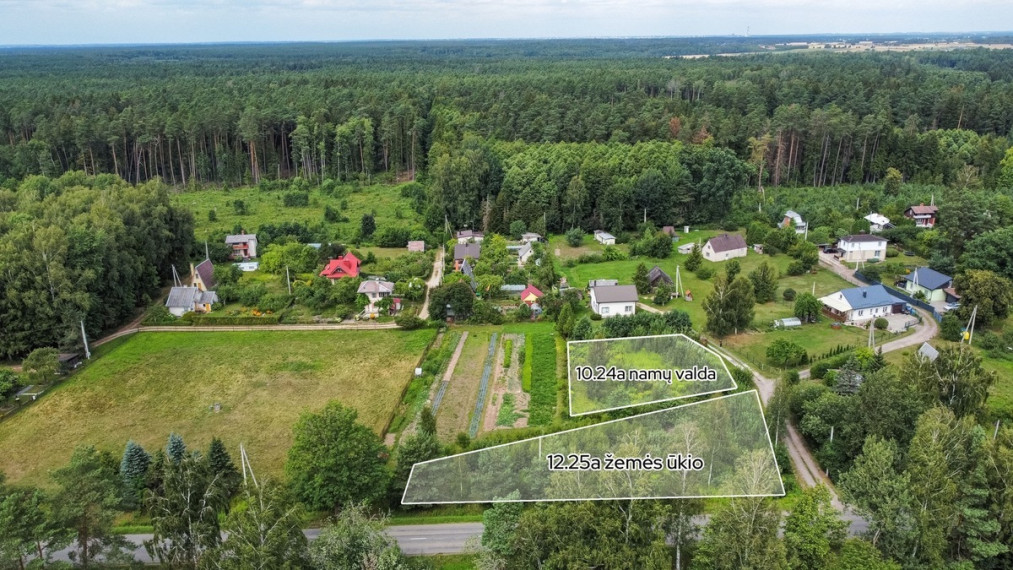 Parduodamas sklypas Žalioji g., Piliuonos k., Kauno r. sav., 10.24 a ploto 1