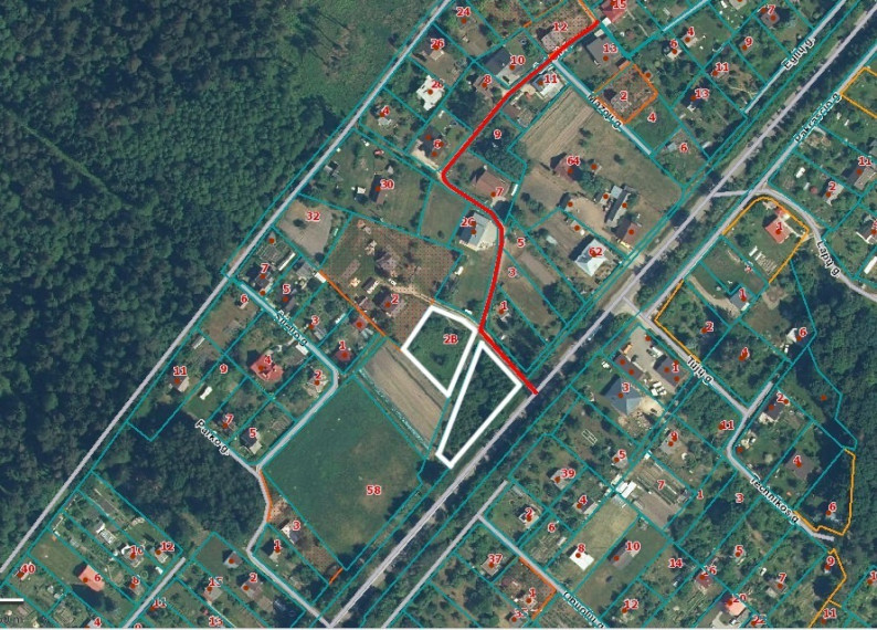 Parduodamas  sklypas Žalioji g., Piliuonos k., Kauno r. sav., 22.49 a ploto 13