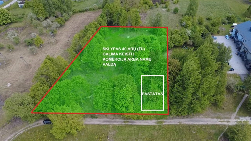 Parduodamas sklypas Babtų mstl., Kauno r. sav., 40 a ploto 1