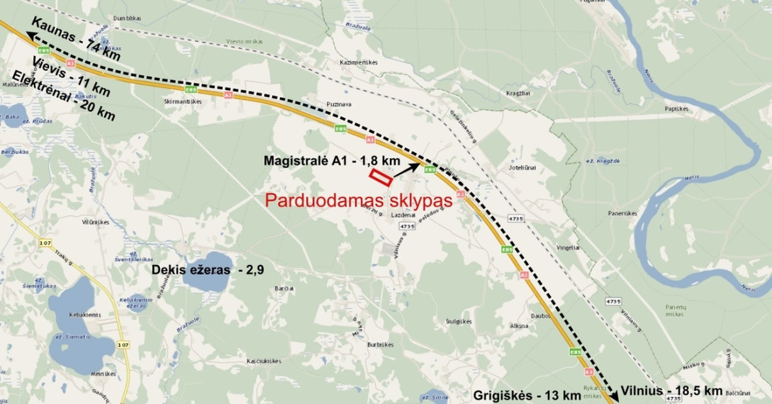 Parduodamas kitos paskirties sklypas Lazdėnų k., Elektrėnų sav., 270 a ploto 12