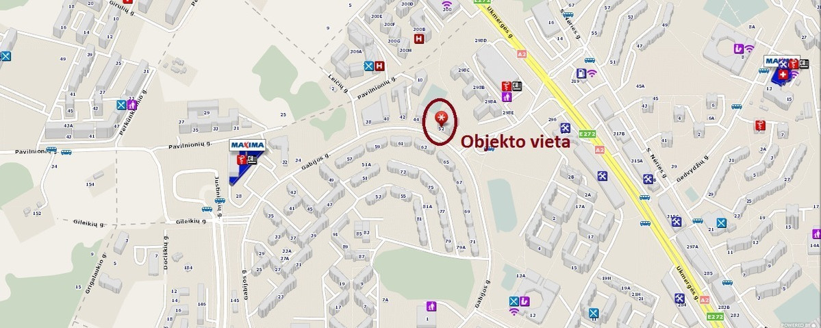 Nuomojamos administracinės patalpos Gabijos g., Pašilaičiai, Vilniaus m., Vilniaus m. sav., 100 m2 ploto 21